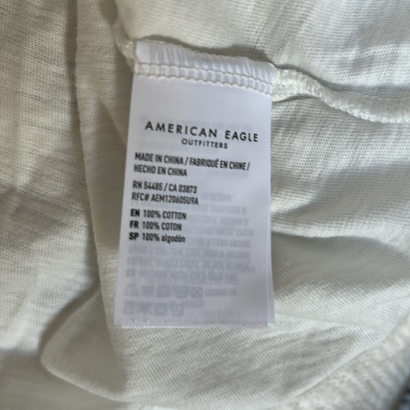 NWT American Eagle Faux Button Crop Top - Picture 7 of 9